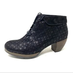 Wolky Jacquerie black drops leather boots